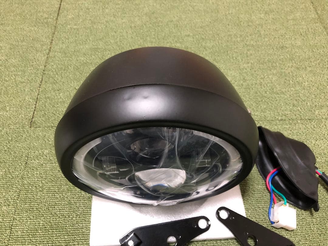 LEDヘッドライト&取付径41mmステーセット！