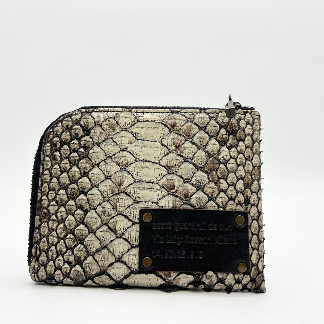 極美品　FU-SI FERNALLE　フーシフェルナーレ　パイソン　財布　ロゴ