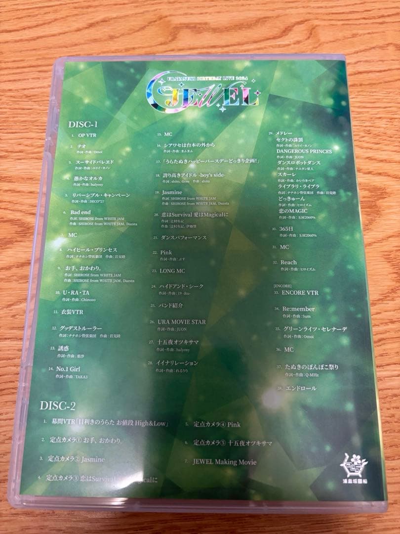 希少◇DVD うらたぬき Birthday Live 2024 -JEWEL-