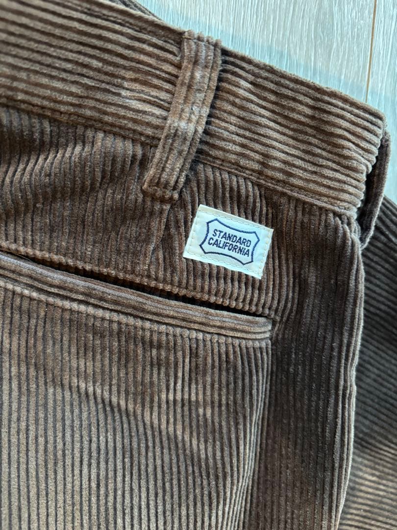 STANDARD CALIFORNIA コーデュロイパンツ ブラウン