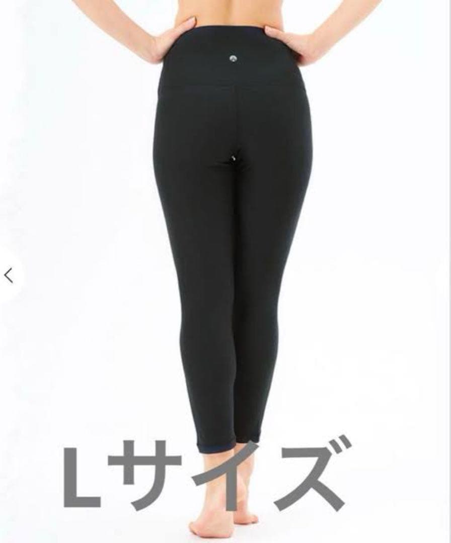 ブラック ヨガパンツ Lサイズ SK-LQ21030