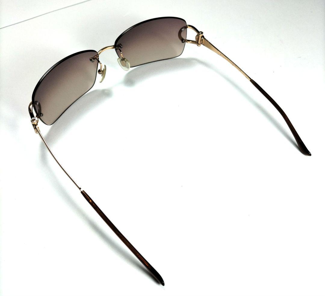 BVLGARI ブルガリ 641 101/13 サングラス リムレス