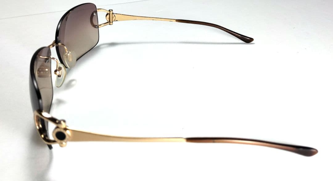 BVLGARI ブルガリ 641 101/13 サングラス リムレス