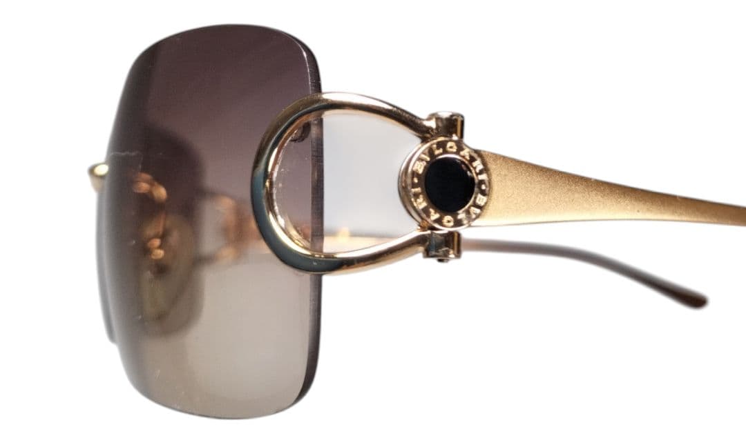 BVLGARI ブルガリ 641 101/13 サングラス リムレス