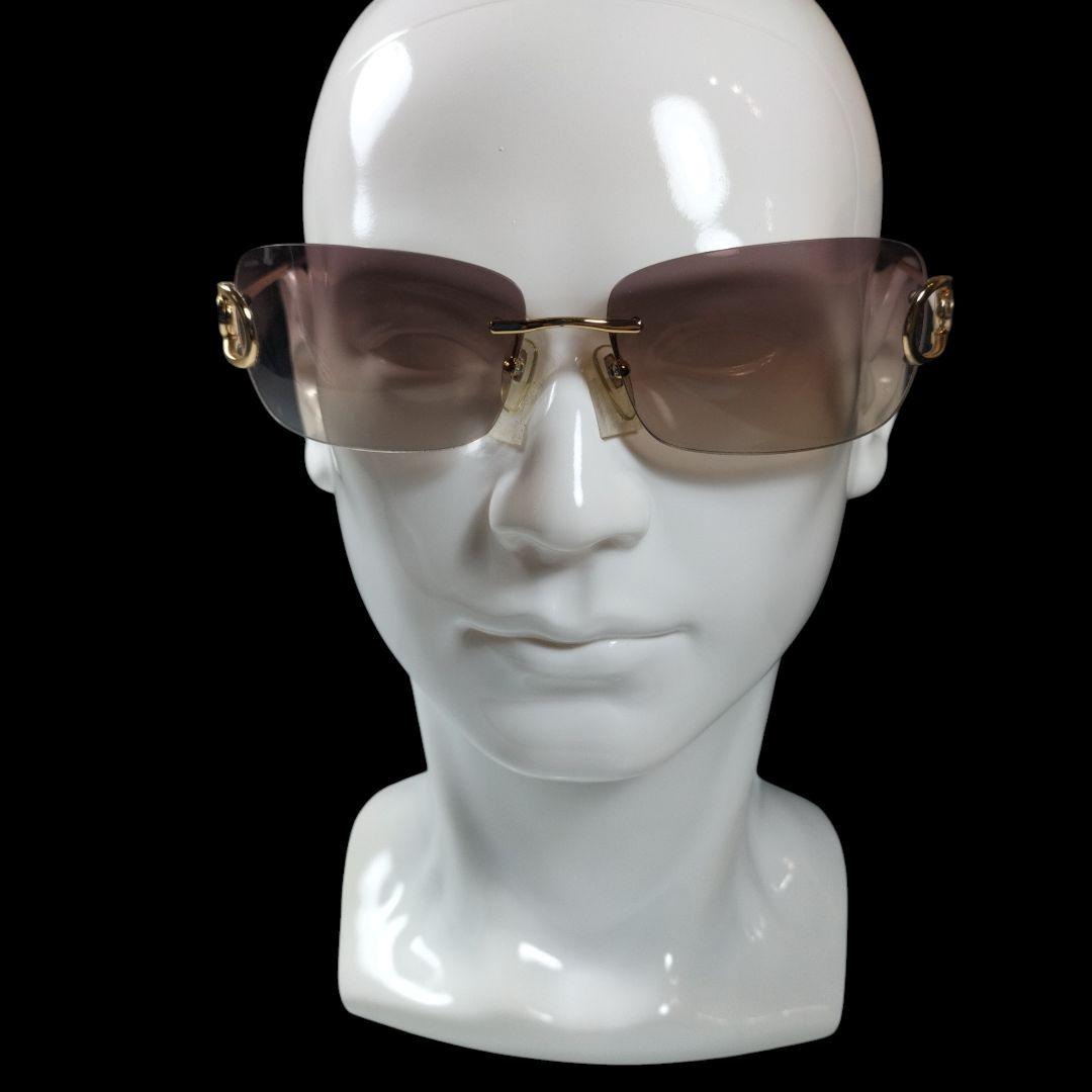 BVLGARI ブルガリ 641 101/13 サングラス リムレス