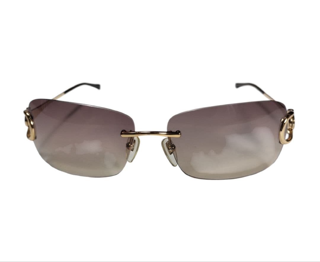 BVLGARI ブルガリ 641 101/13 サングラス リムレス