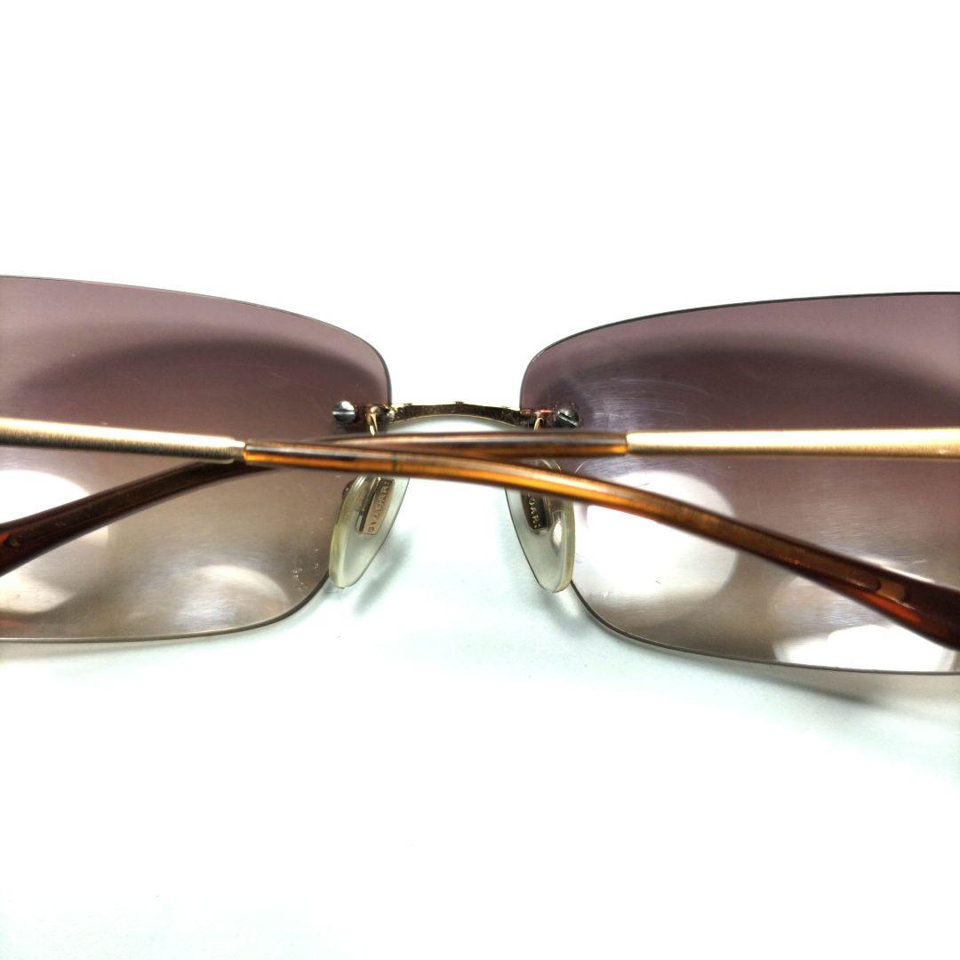 BVLGARI ブルガリ 641 101/13 サングラス リムレス