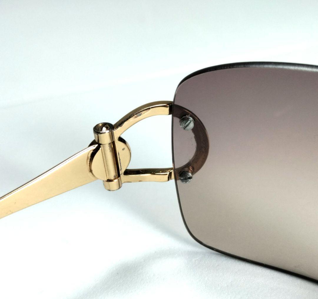 BVLGARI ブルガリ 641 101/13 サングラス リムレス