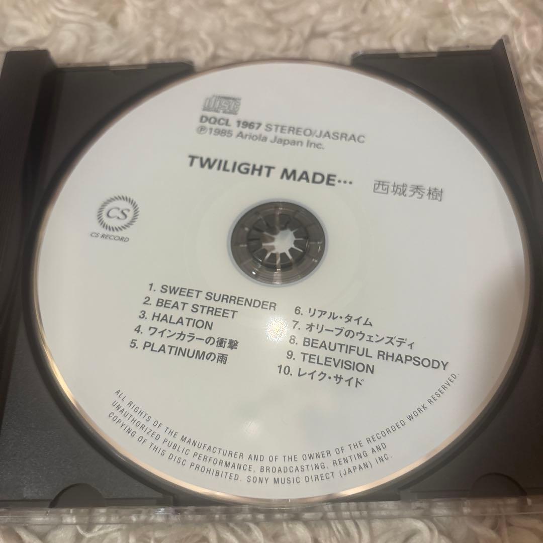 西城秀樹 TWILIGHT MADE 角松敏生　吉田美奈子　芳野藤丸　帯あり