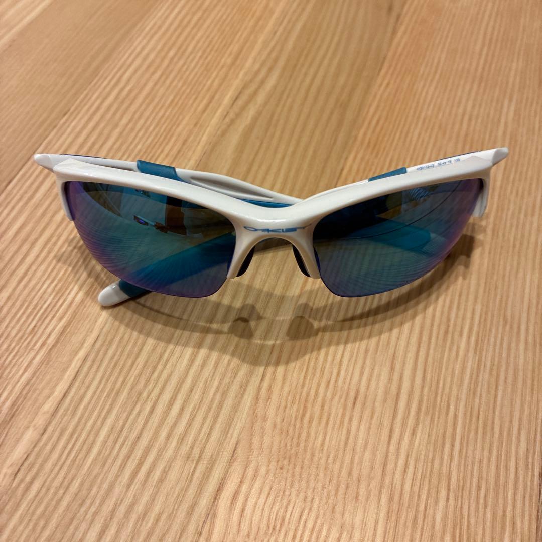 Oakley スポーツサングラス ホワイト　ケースなし