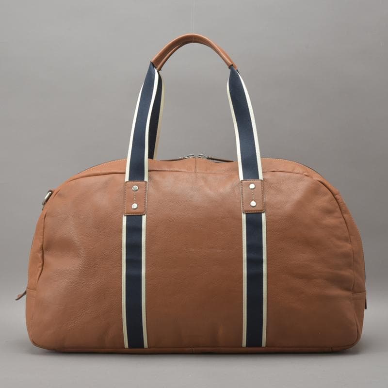 美品◇COACH コーチ ヘリテージ ダッフル ボストンバッグ レザー ブラウン