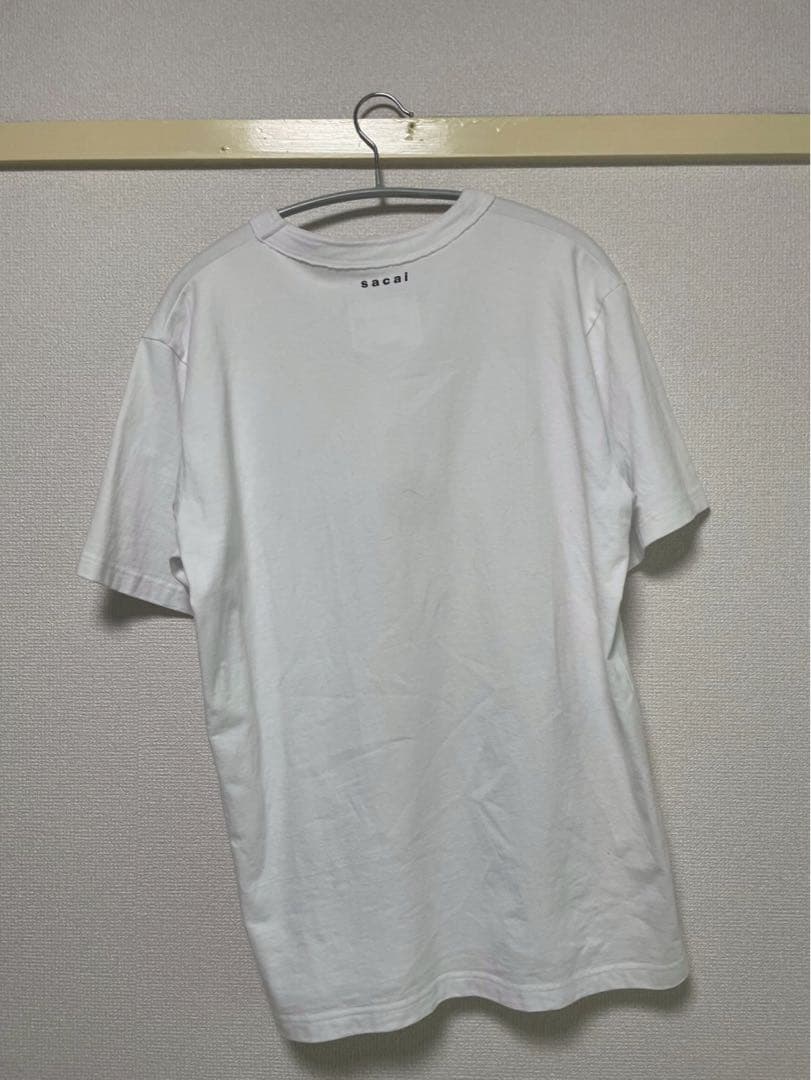 トップス sacai KAWS Embroidery T-Shirt \"White\"