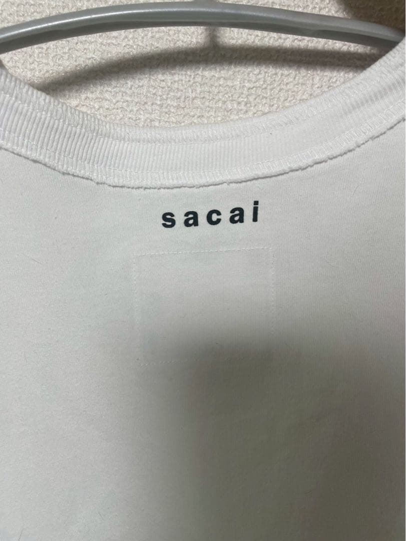 トップス sacai KAWS Embroidery T-Shirt \"White\"