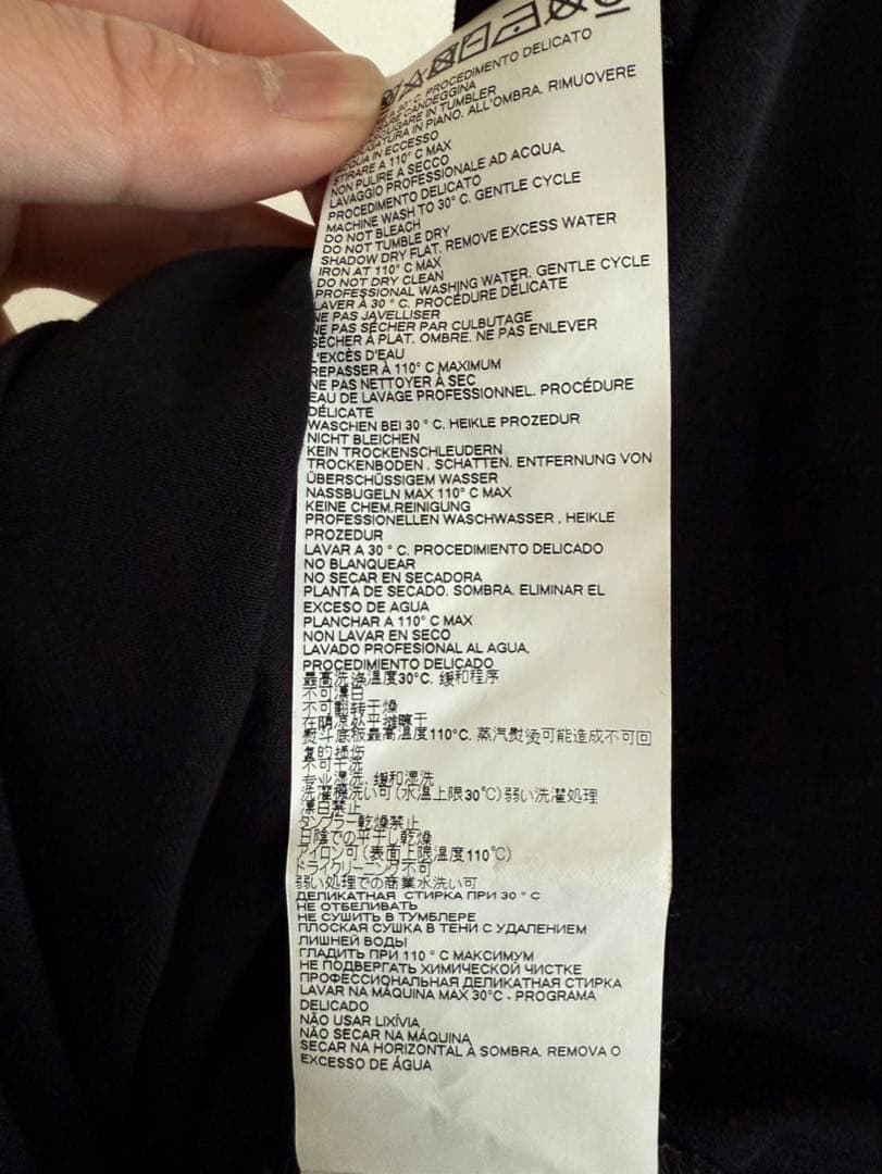 マルジェラ　Tシャツ　黒