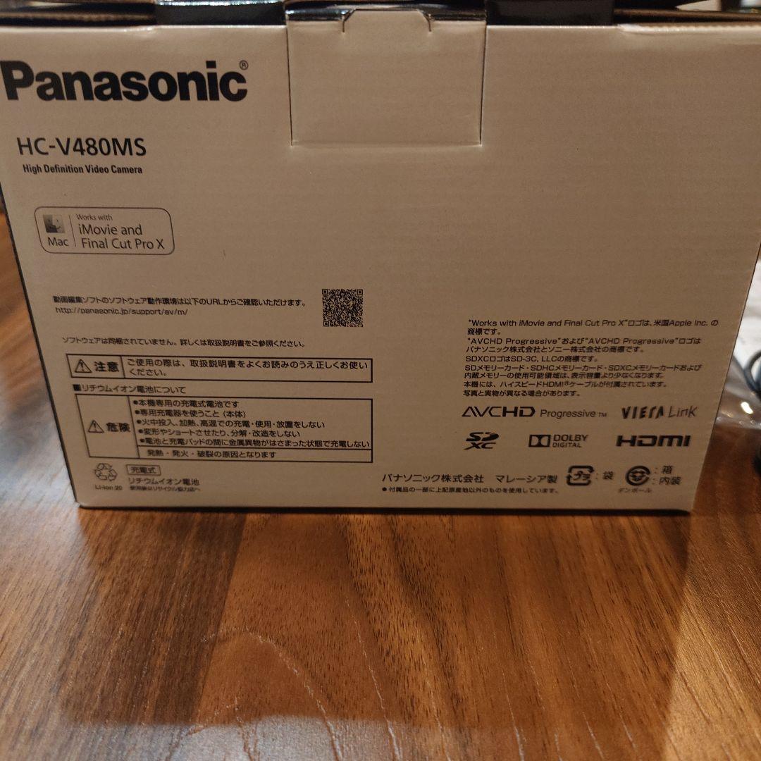極美品 Panasonic HC-V480MS フルHD ビデオカメラ本体