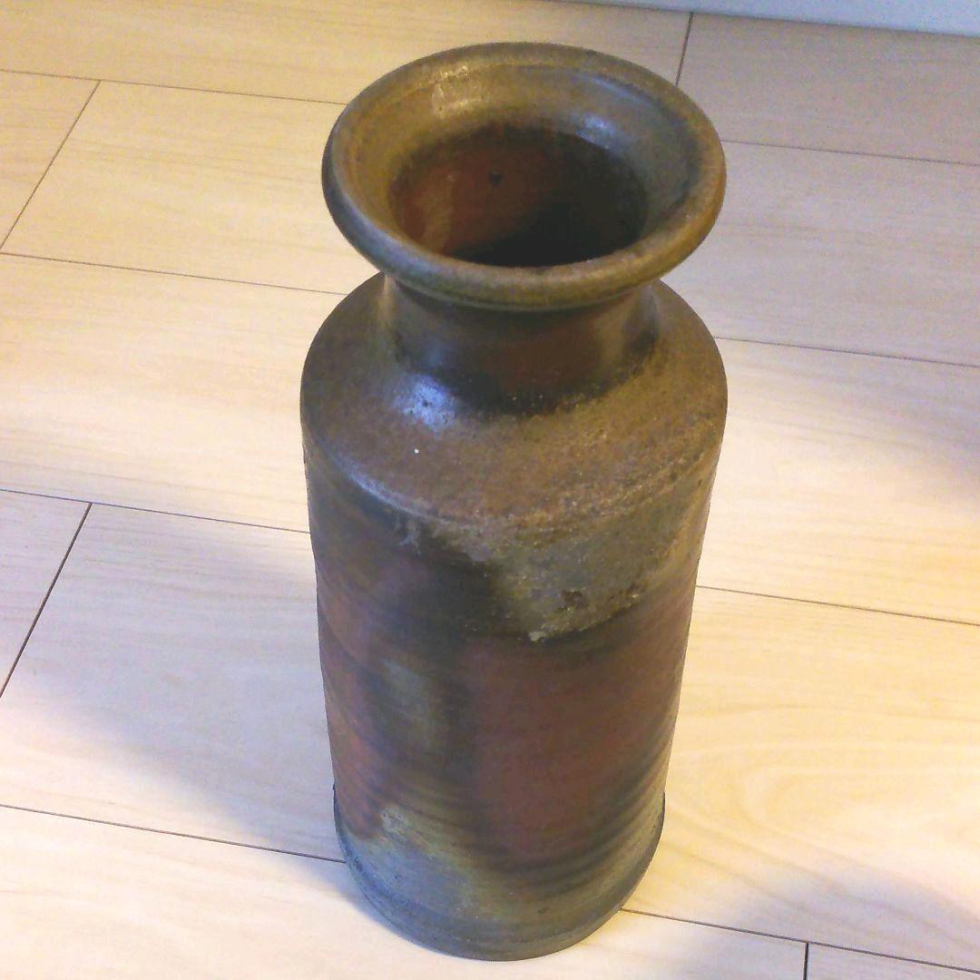 お値下げ、備前焼 花瓶大