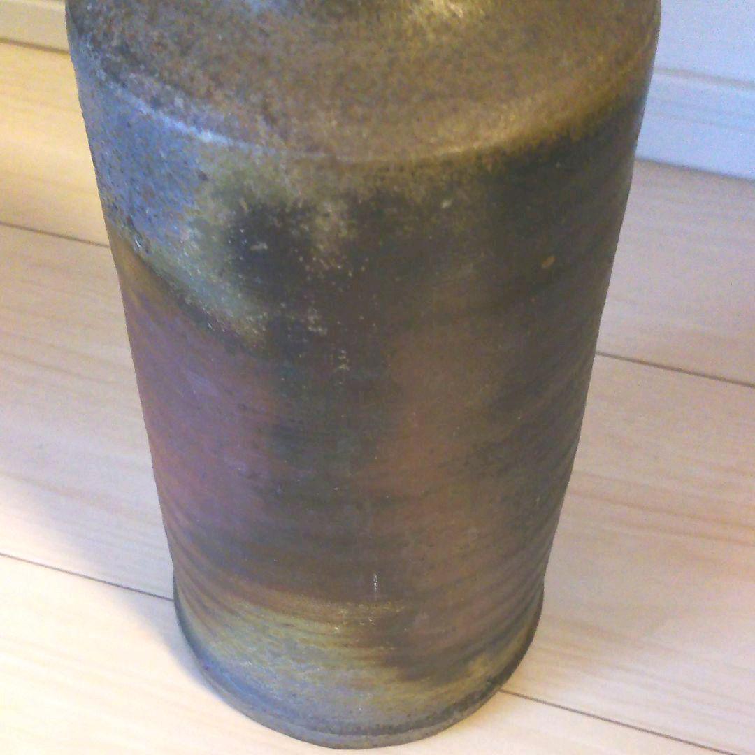 お値下げ、備前焼 花瓶大