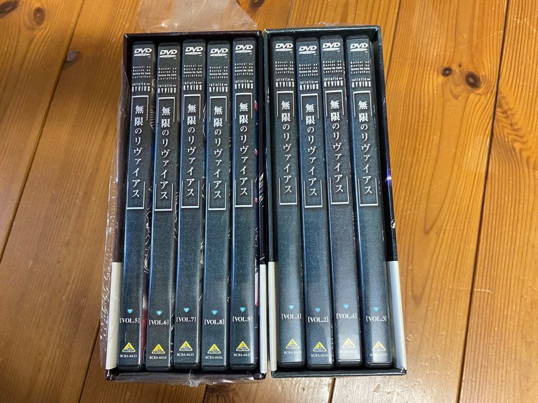 【初回限定BOX付】無限のリヴァイアス DVD 全巻セット 美品 特典付き