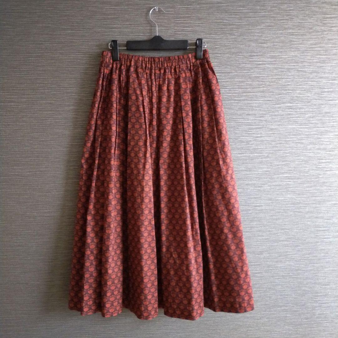 sosotto LIBERTY リバティプリント タックギャザースカート 日本製