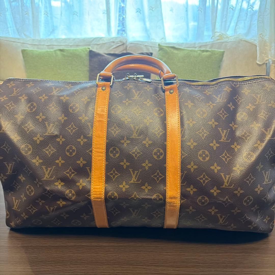 ルイヴィトン モノグラム キーポル55 バンドリエール ボストンバッグ