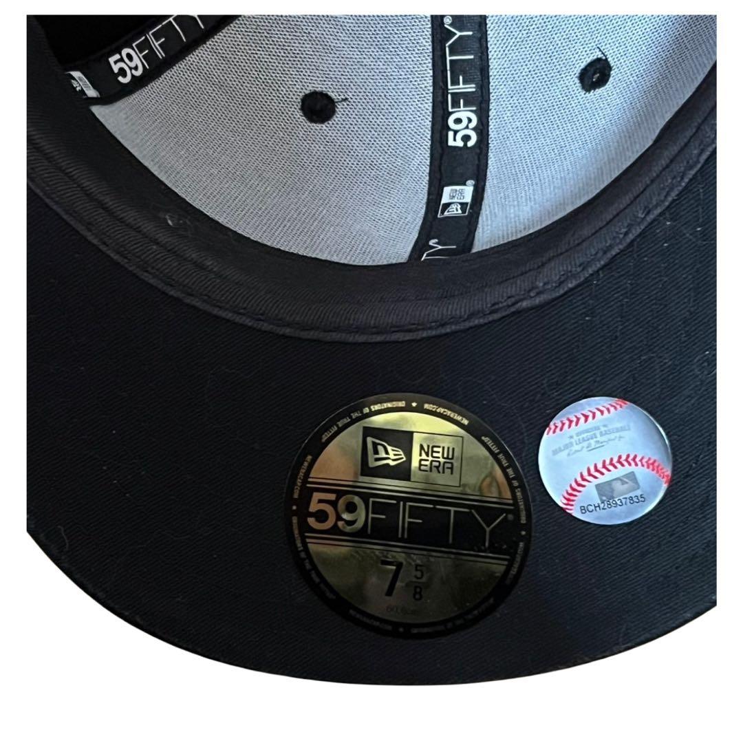 New Era 59FIFTY NY 黒 7 5/8