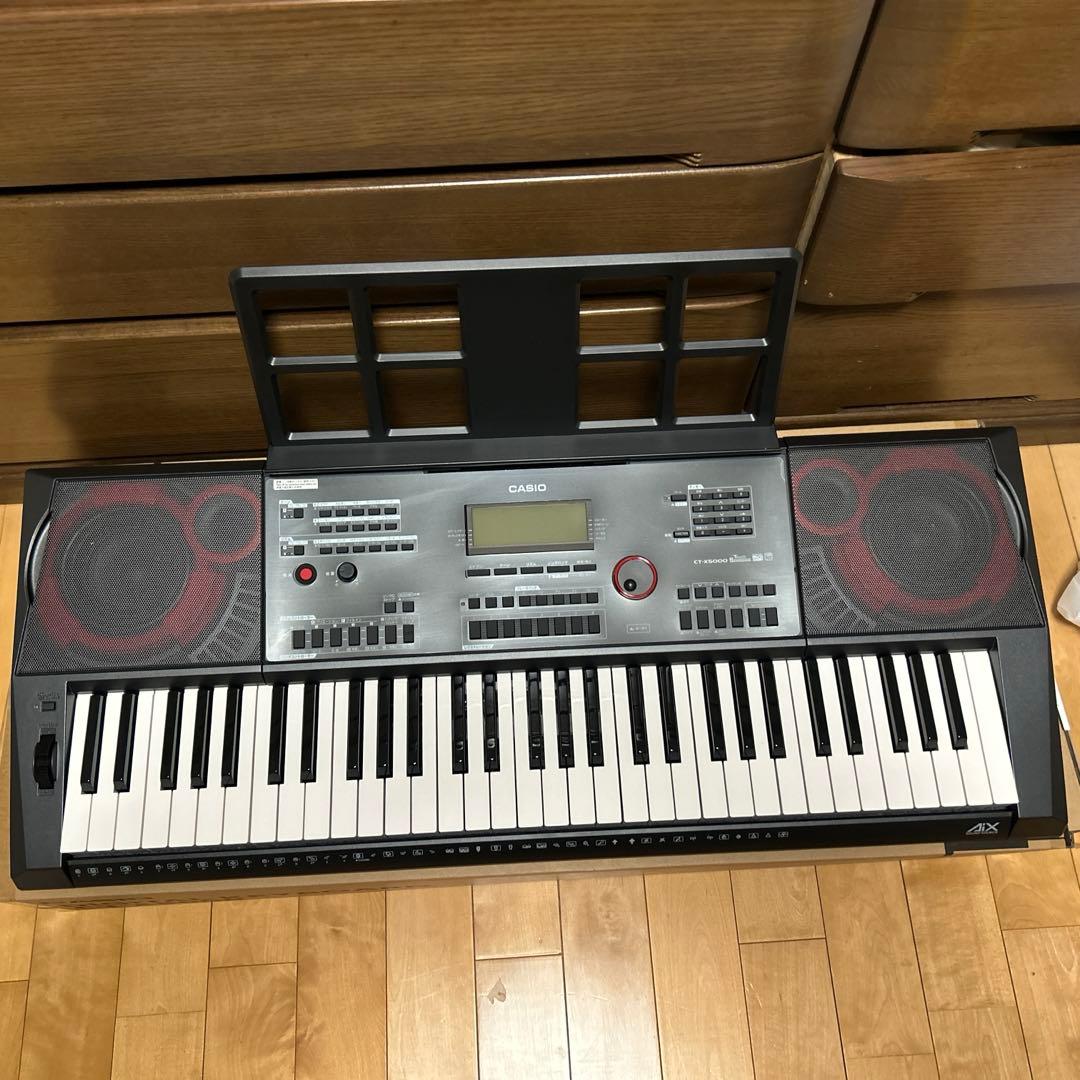 CASIO-ハイグレード電子キーボー CT-X5000、61鍵盤　2025年製