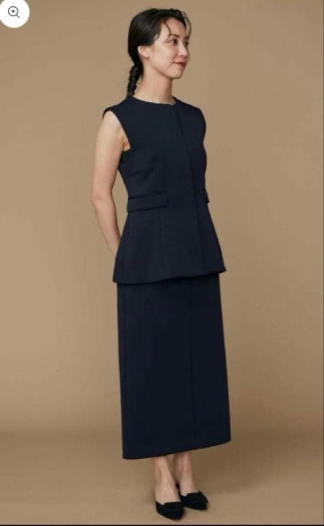 スカート Audire Roomy formal skirt (Dark navy)