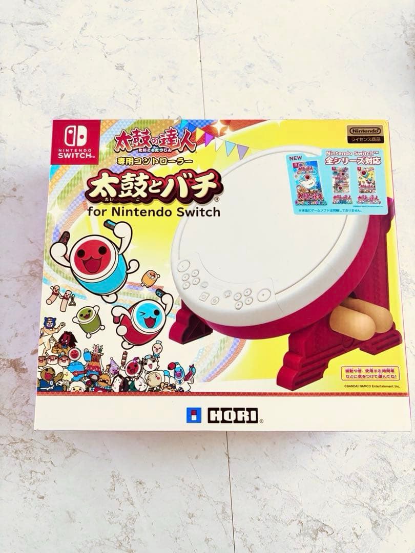 任天堂ライセンス商品 太鼓の達人ドンダフルフェスティバルと太鼓とバチセット