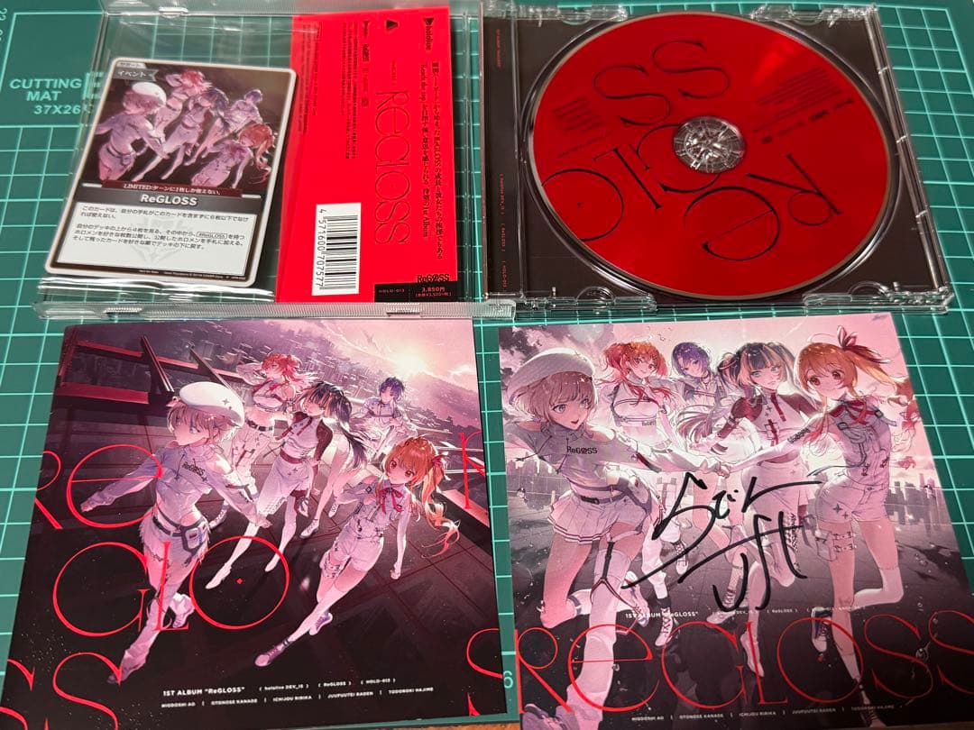 ReGLOSS 1st Album ReGLOSS 儒烏風亭らでん直筆サイン入り