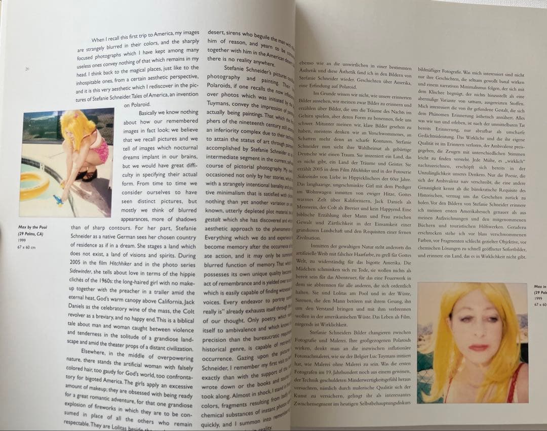 Stefanie Schneider 写真集　ポラロイド　フィルムカメラ　洋書