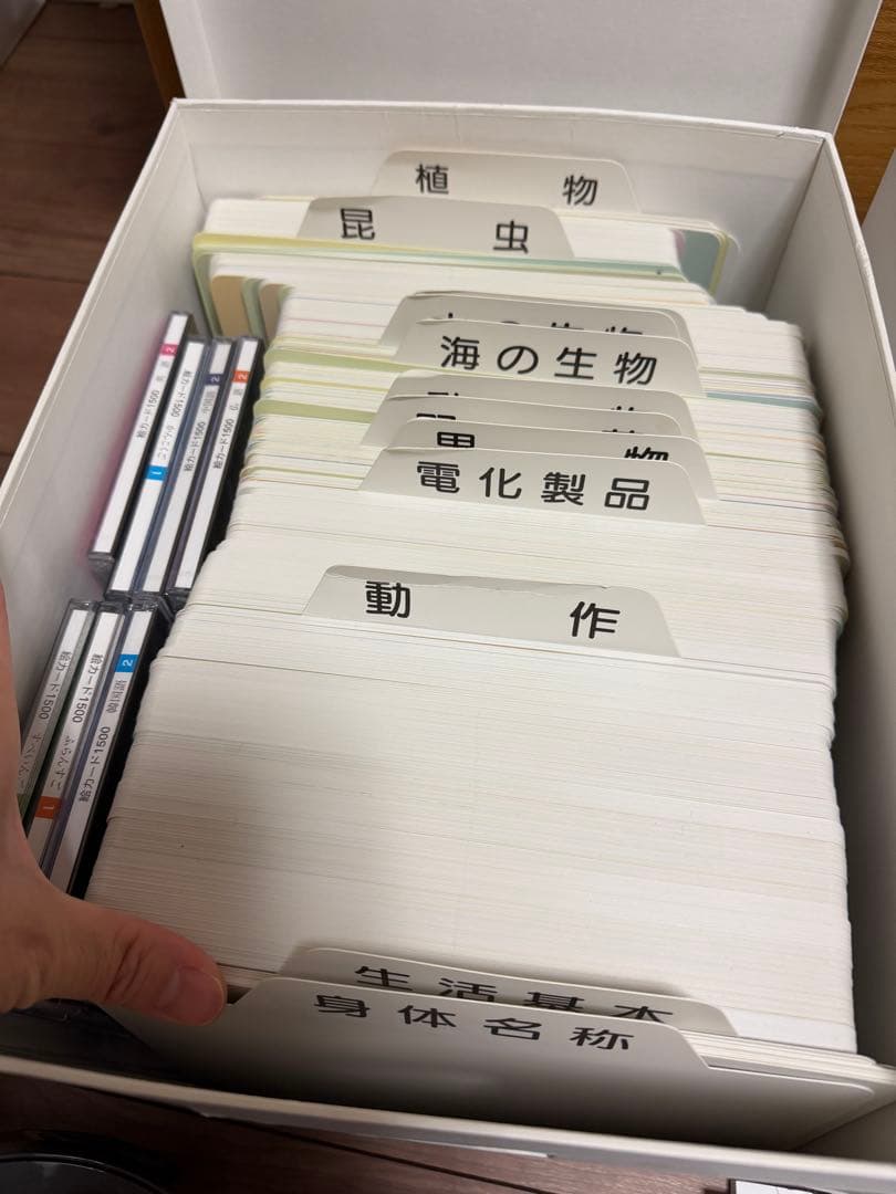 家庭保育園　絵カード1500 七田式
