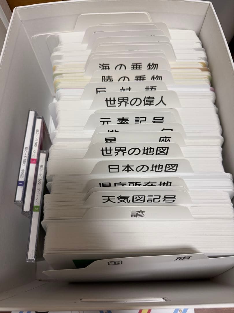 家庭保育園　絵カード1500 七田式