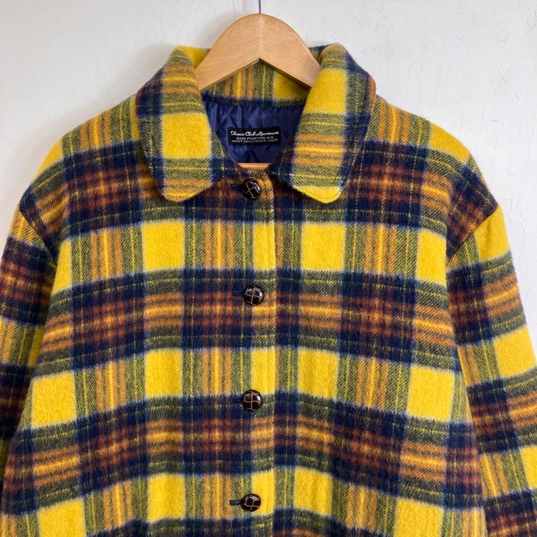 80s フランネルカバーオール ジャケット くるみボタン 日本製 VINTAGE