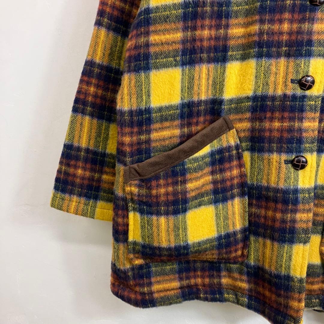 80s フランネルカバーオール ジャケット くるみボタン 日本製 VINTAGE