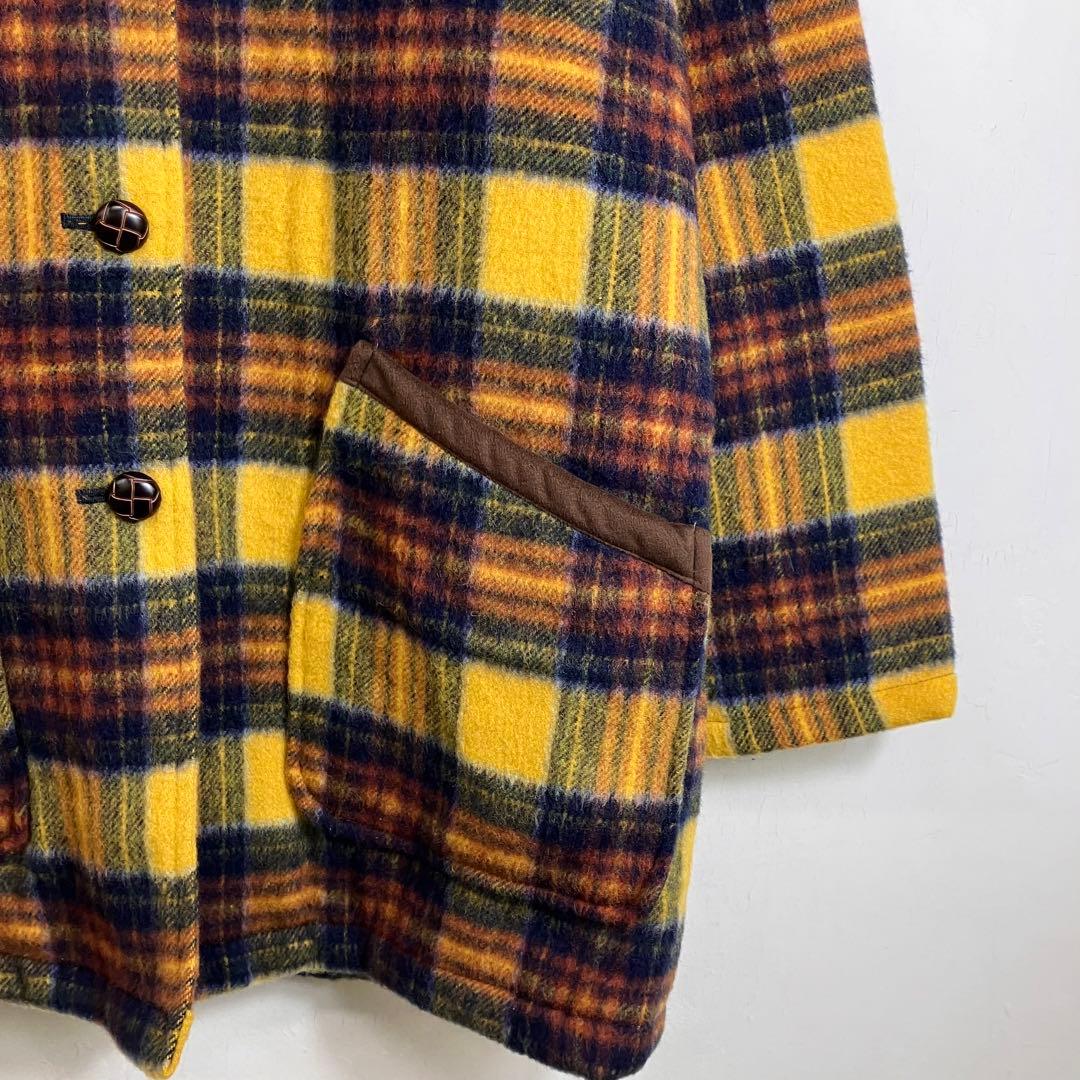 80s フランネルカバーオール ジャケット くるみボタン 日本製 VINTAGE
