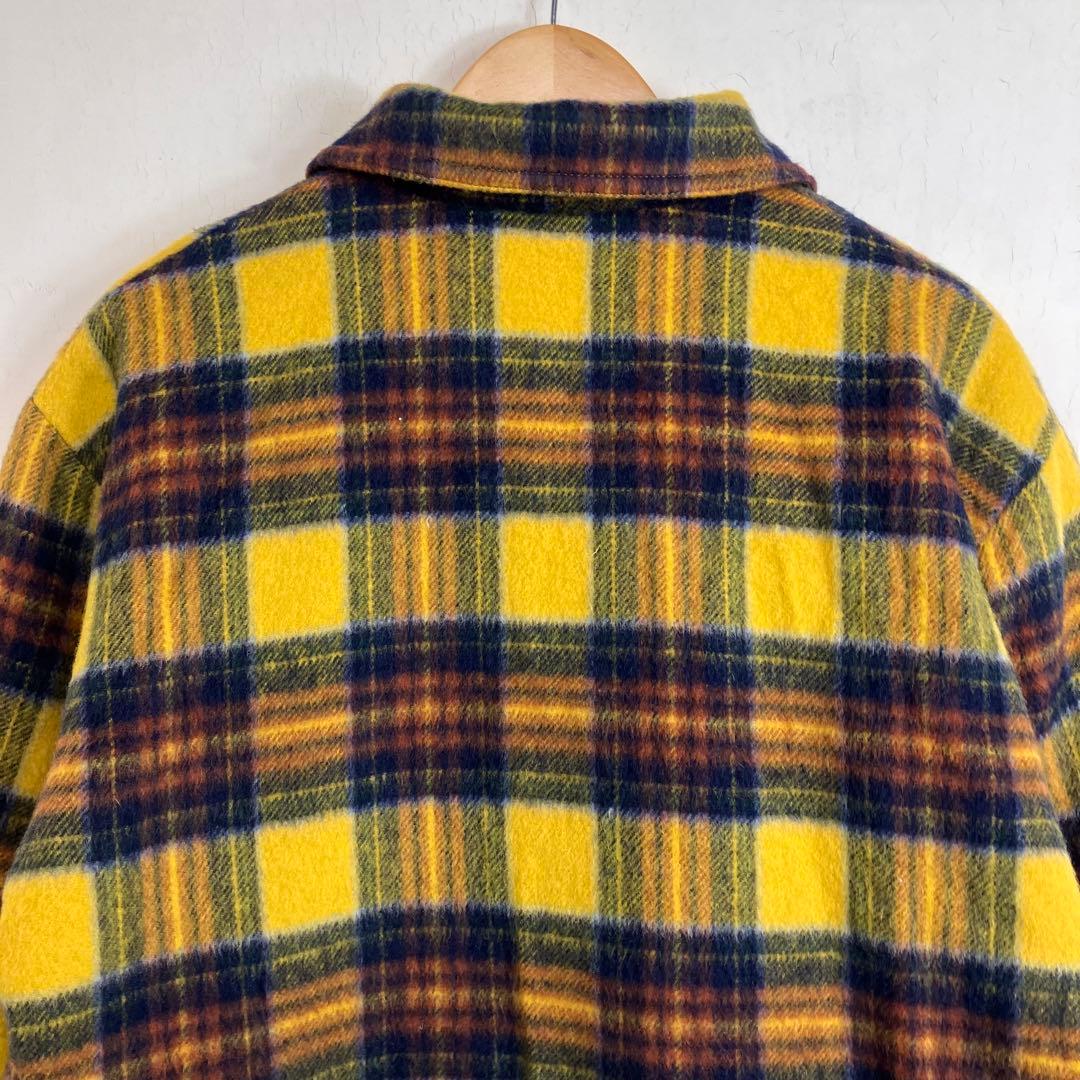 80s フランネルカバーオール ジャケット くるみボタン 日本製 VINTAGE