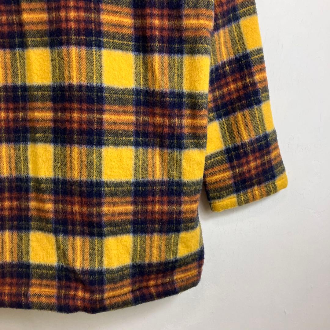 80s フランネルカバーオール ジャケット くるみボタン 日本製 VINTAGE