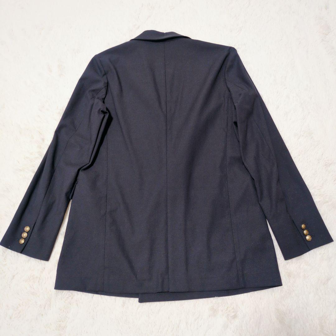 PLST プラステ ダブルブレスト ジャケット 紺ブレ 金ボタン