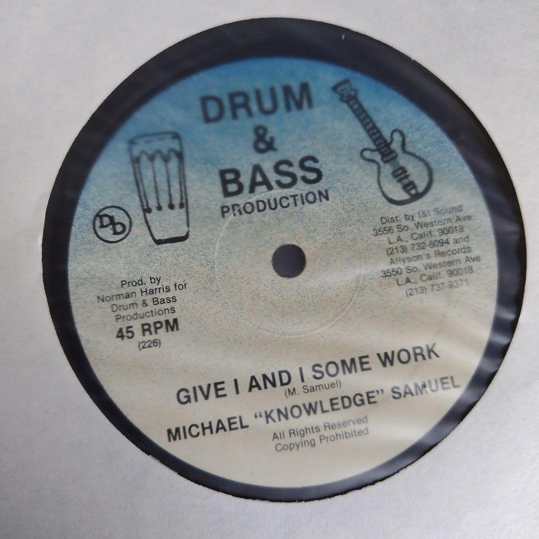 激レア美盤オリジナルKnowledge DRUM & BASS Dub-wise