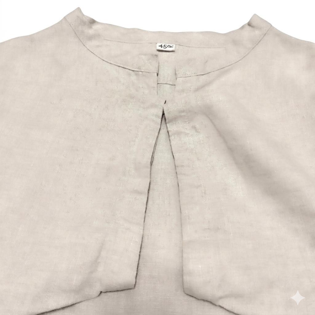 45R リネンの908Tシャツ 大きめ 麻100%