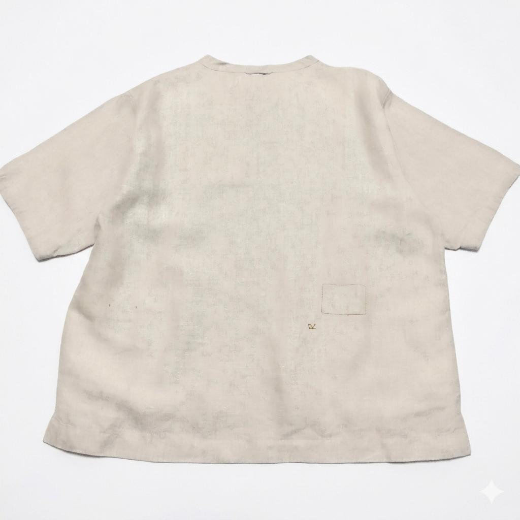 45R リネンの908Tシャツ 大きめ 麻100%