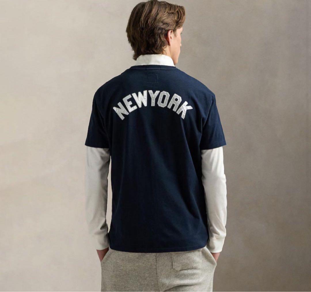【限定完売品】ポロラルフローレン ヤンキース ジャージー Tシャツ サイズL