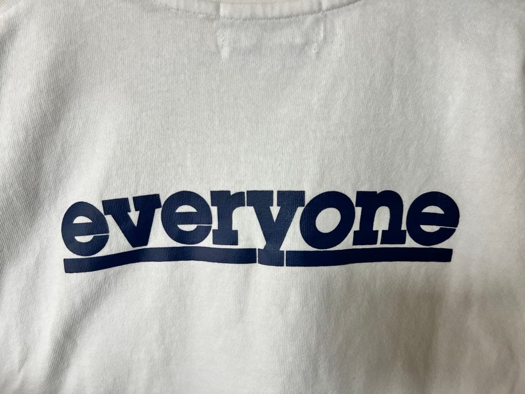 everyone × TTT MSW バックロゴ Tシャツ白 XLサイズ