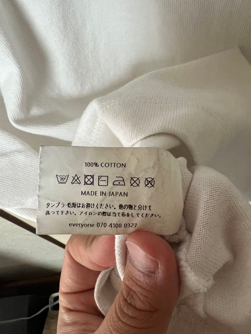 everyone × TTT MSW バックロゴ Tシャツ白 XLサイズ
