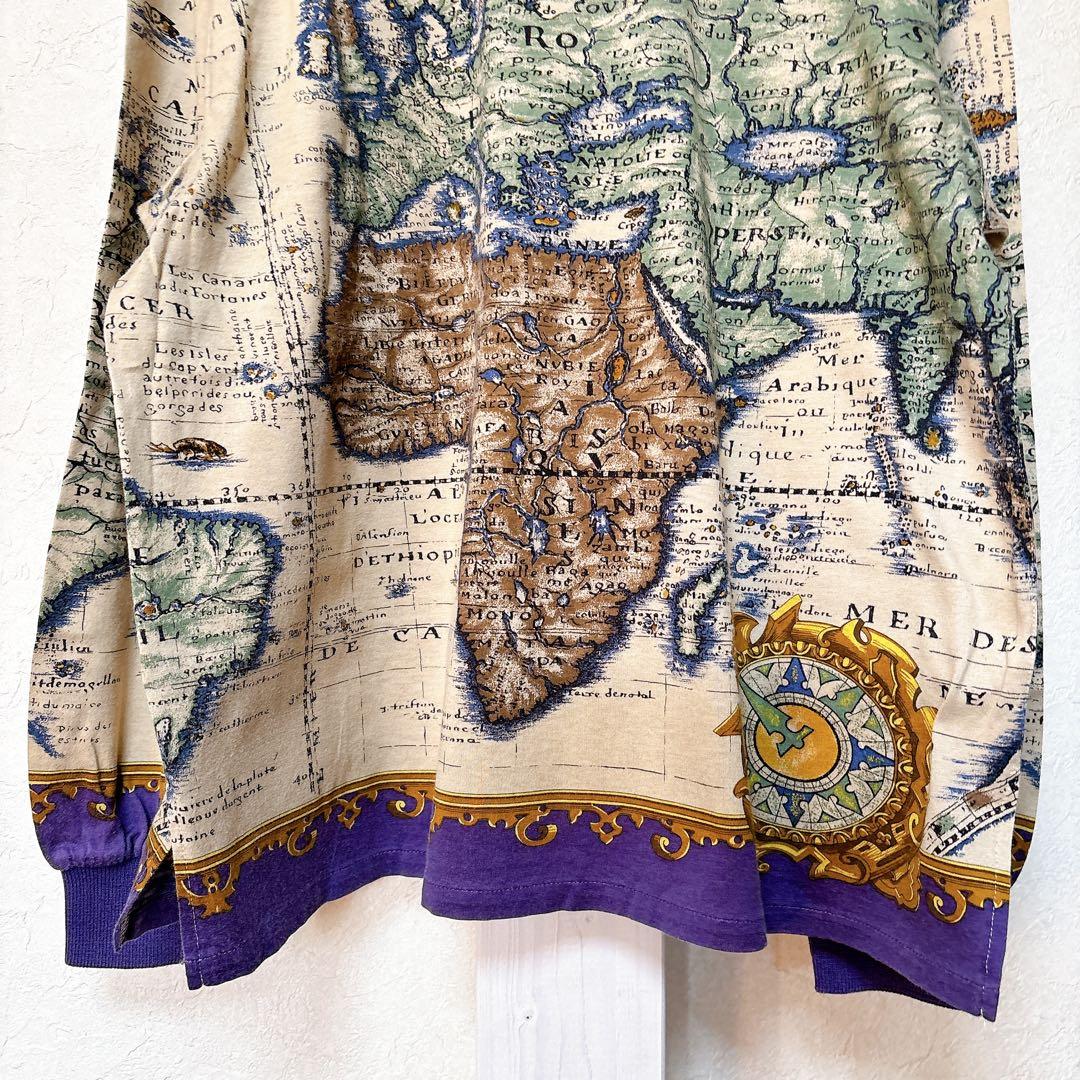 【超希少/美品】Christian Dior Sports 世界地図ポロシャツM