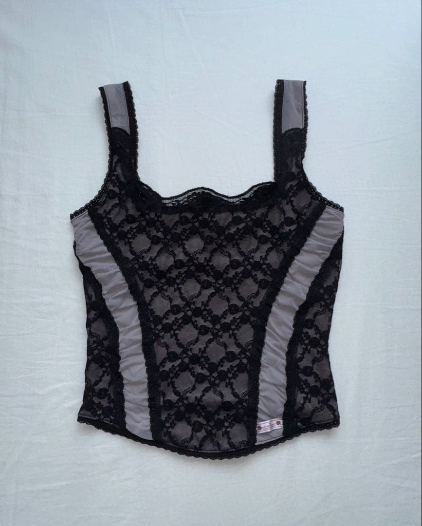SCULPTOR Team Mary Corset Top ブラック S