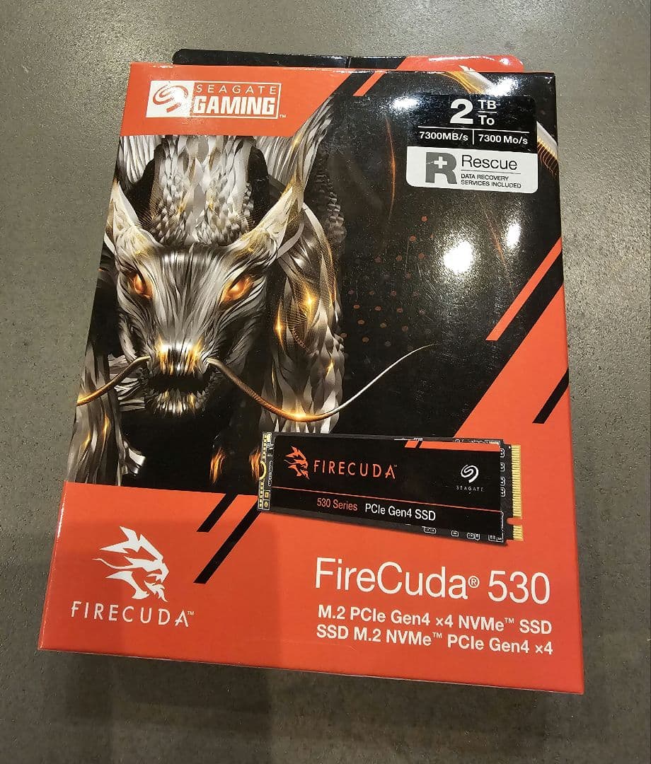 内蔵型SSD Seagate FireCuda 530 2TB SSD PCIe Gen4