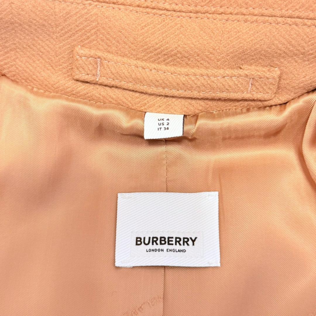【美品/高級カシミヤ】 BURBERRY 腰ベルト トレンチコート マキシ丈