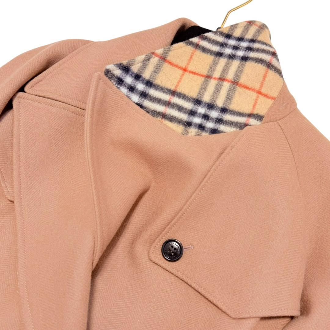 【美品/高級カシミヤ】 BURBERRY 腰ベルト トレンチコート マキシ丈