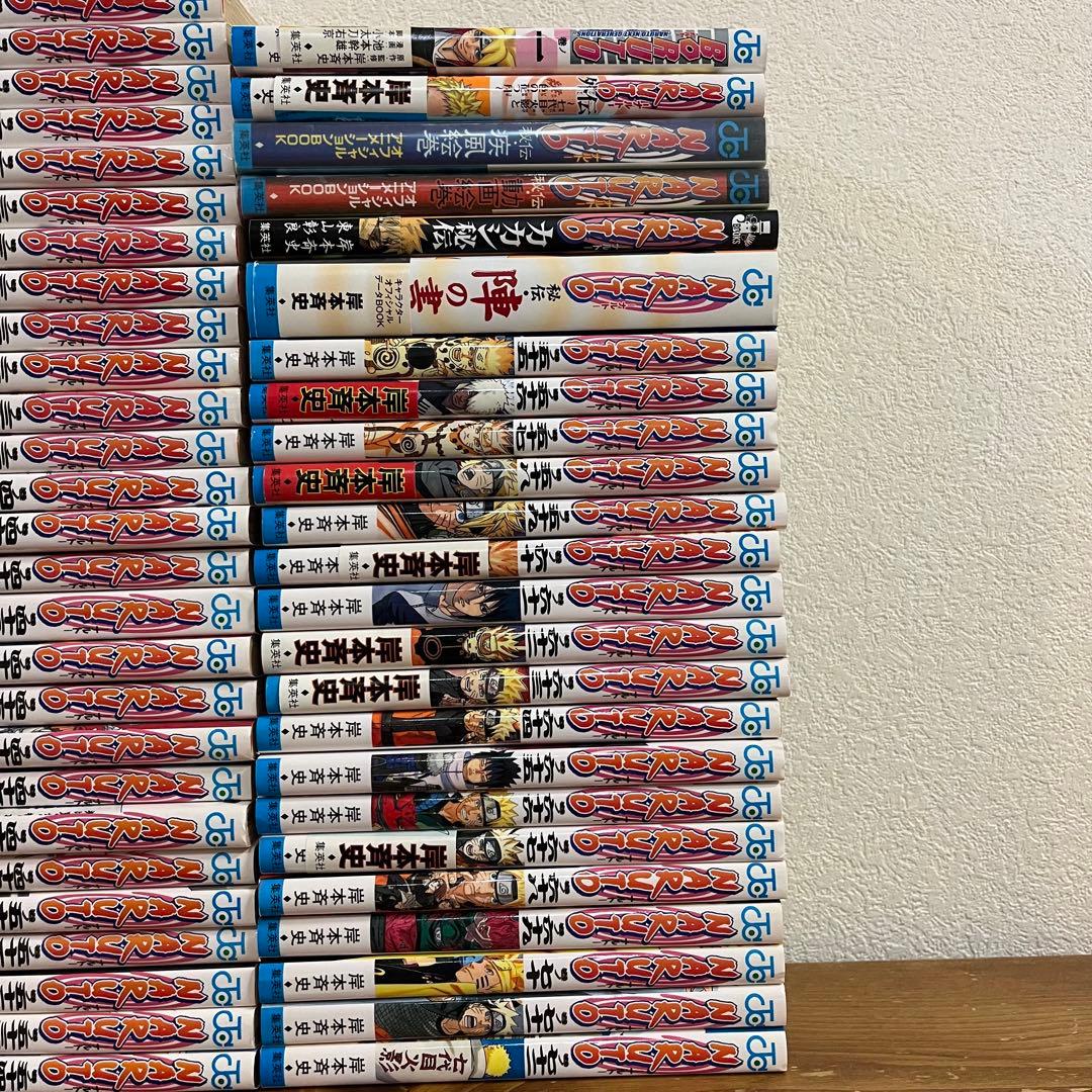 ナルト NARUTO 全72巻 関連本6冊 初版本多数 合計78冊 コミック